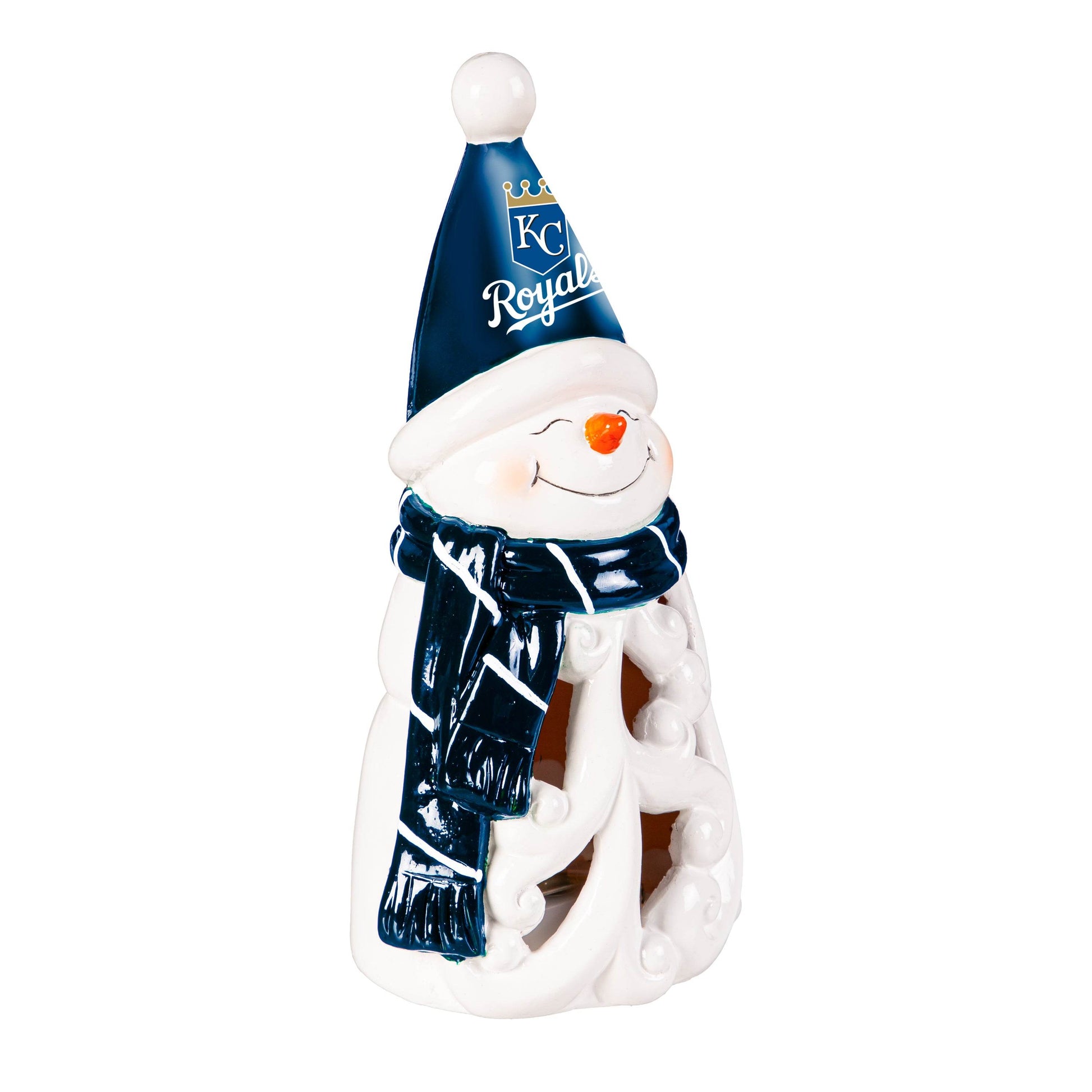 Kansas City Royals 8 Inch LED Snowman Statue Decor - ToylandEU