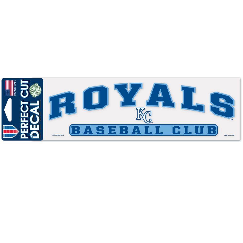 Kansas City Royals Decal 3x10 Perfect Cut Color Vinyl - ToylandEU