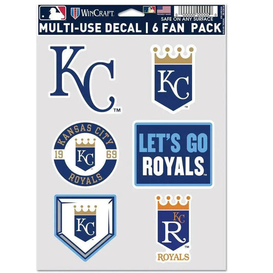  Kansas City Royals Decal Multi Use Fan 6 Pack Bundle -  ToylandEU™
