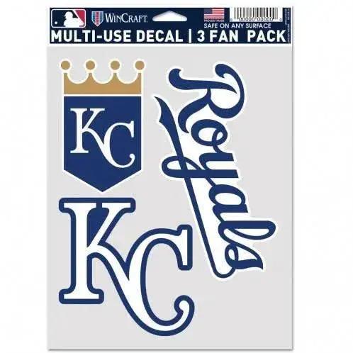  Kansas City Royals Decal Set 3 Pack For Indoor Outdoor Fans -  ToylandEU™