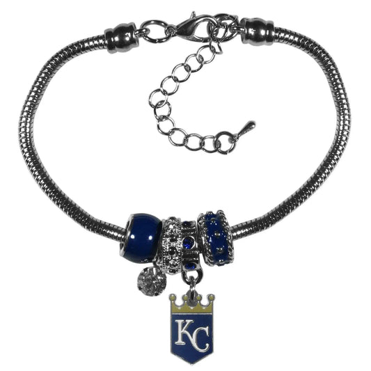  Kansas City Royals Euro Bead Style Bracelet Rhinestones -  ToylandEU™