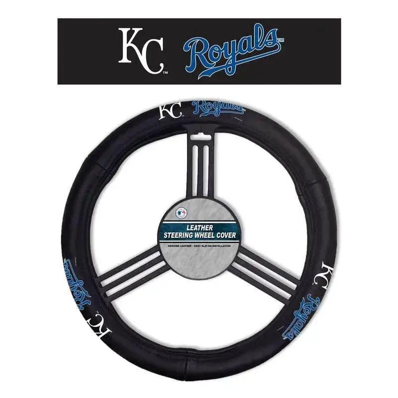  Kansas City Royals Leather Steering Wheel Cover Team Logo -  ToylandEU™