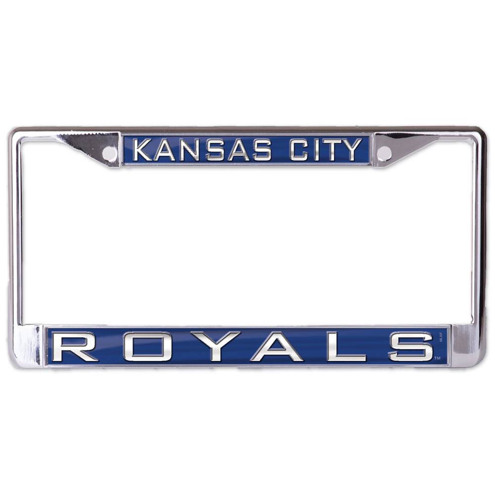 Kansas City Royals License Plate Frame Inlaid Chrome - ToylandEU