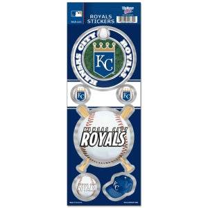Kansas City Royals Prismatic Stickers Sheet Special Order - ToylandEU