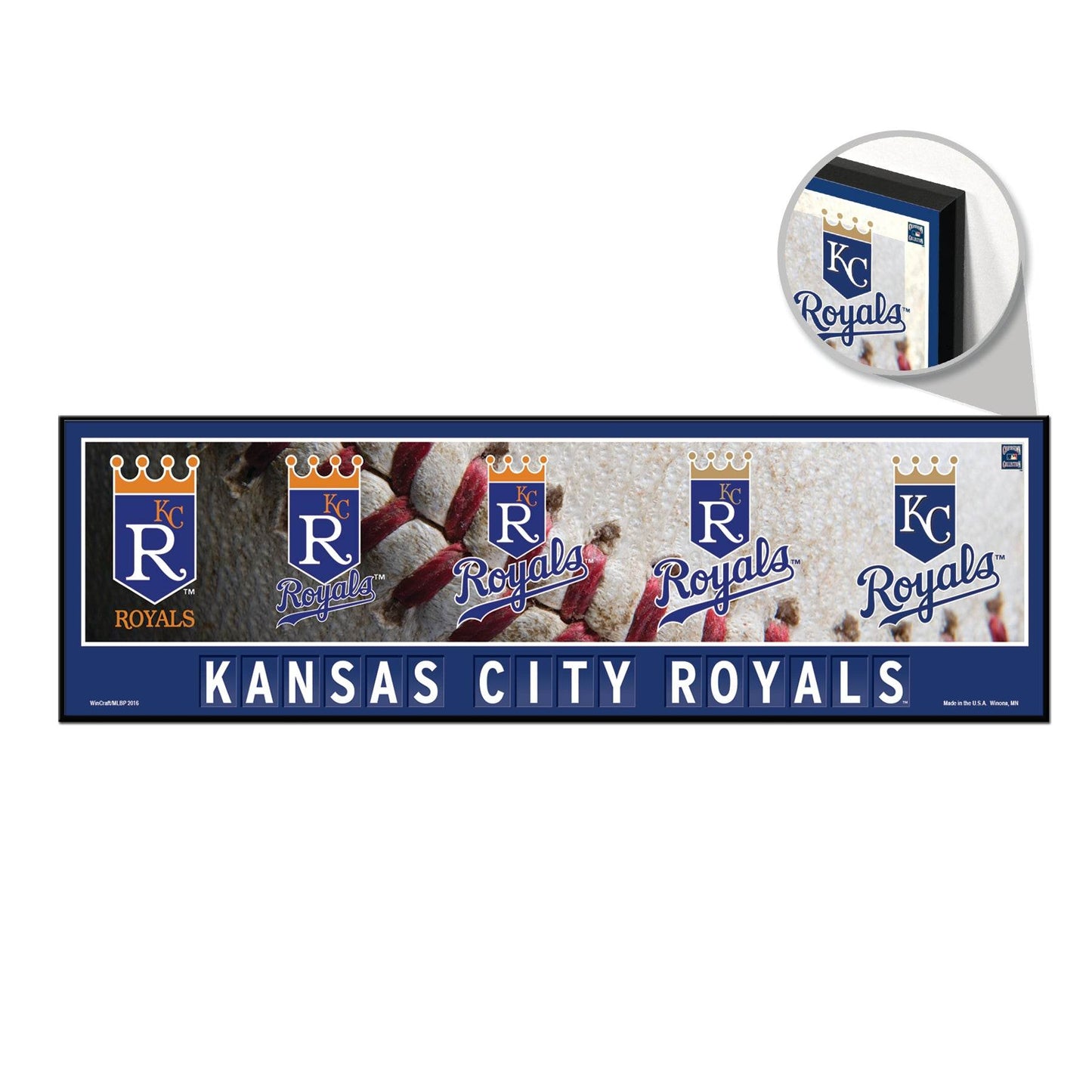Kansas City Royals Sign 9x30 Wood Evolution Limited Edition - ToylandEU