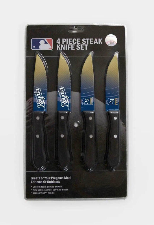  Kansas City Royals Steak Knife Set 4 Pack Serrated Blades -  ToylandEU™