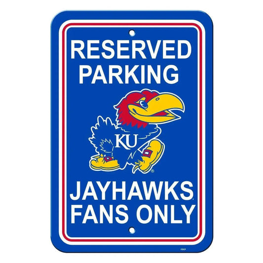  Kansas Jayhawks 12x18 Plastic Reserved Parking Sign -  ToylandEU™