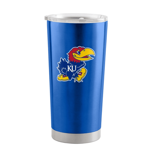 Kansas Jayhawks 20oz Travel Tumbler Stainless Steel - ToylandEU