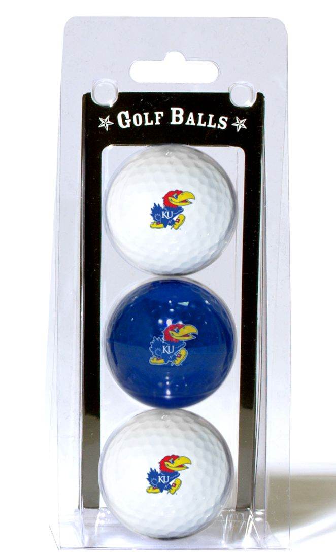 Kansas Jayhawks 3 Pack Golf Balls Team Golf Special Order - ToylandEU