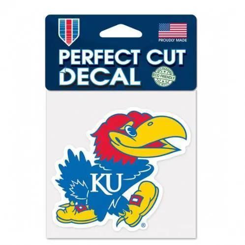  Kansas Jayhawks 4x4 Perfect Cut Color Decal Outdoor Vinyl -  ToylandEU™