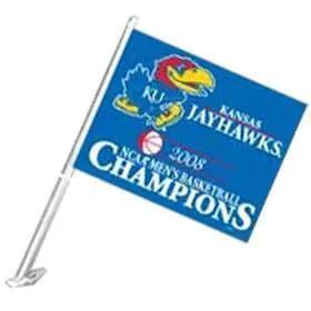  Kansas Jayhawks Car Flag 2008 National Champs Design -  ToylandEU™