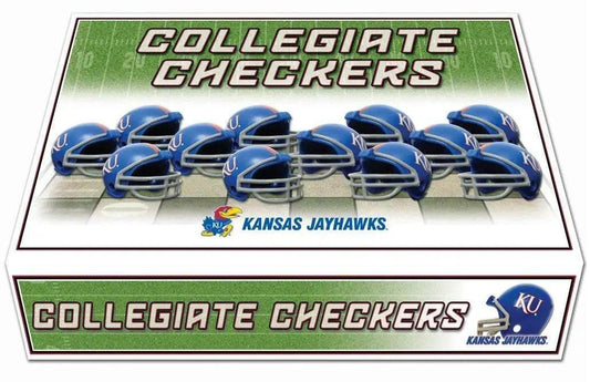  Kansas Jayhawks Checker Set With Football Helmet Pieces -  ToylandEU™