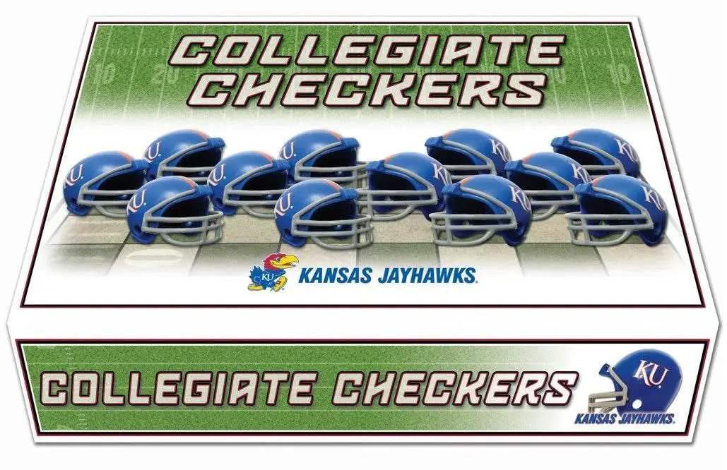  Kansas Jayhawks Checker Set With Football Helmet Pieces -  ToylandEU™