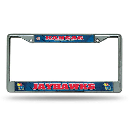  Kansas Jayhawks Chrome License Plate Frame With Logo -  ToylandEU™