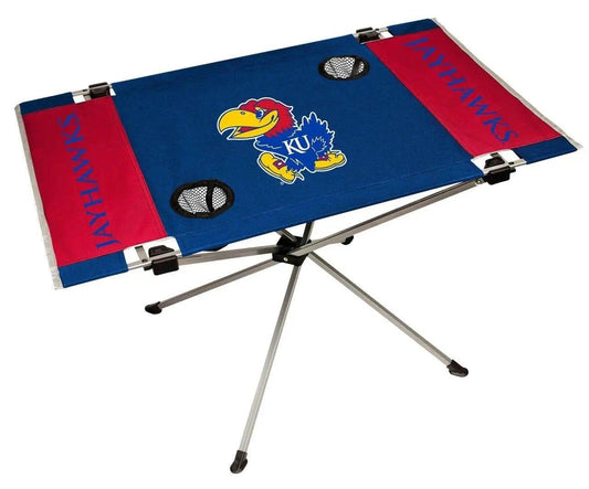  Kansas Jayhawks Endzone Table With Cup Holders Carry Case -  ToylandEU™