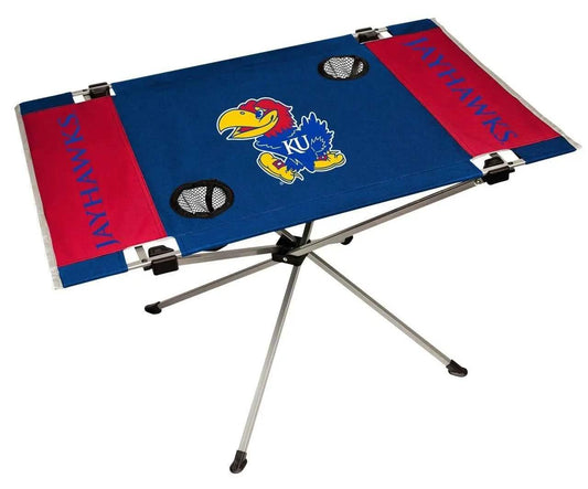  Kansas Jayhawks Endzone Table With Cup Holders Carry Case -  ToylandEU™
