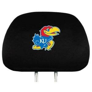 Kansas Jayhawks Headrest Covers With Embroidered Logo - ToylandEU