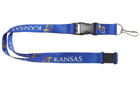  Kansas Jayhawks Lanyard Blue Aminco Breakaway Quick Release -  ToylandEU™