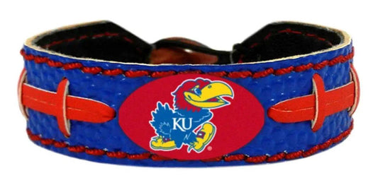  Kansas Jayhawks Leather Bracelet With Ceramic Bead -  ToylandEU™
