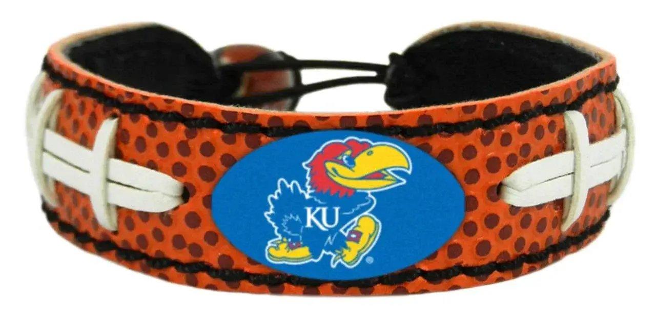  Kansas Jayhawks Leather Bracelet With Ceramic Bead Charm -  ToylandEU™