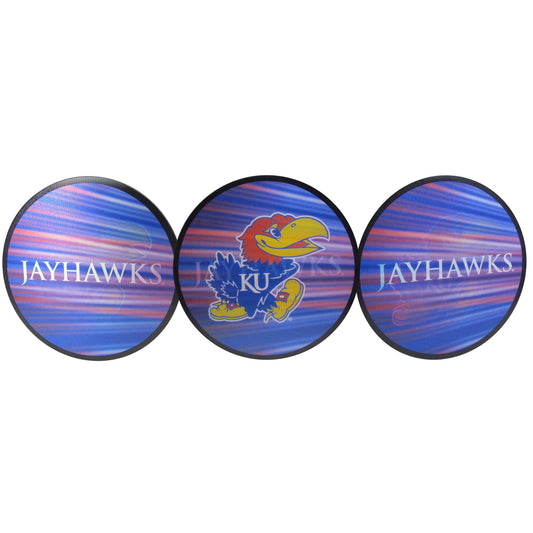 Kansas Jayhawks Lenticular Decal Flip Motion Logo Wordmark - ToylandEU