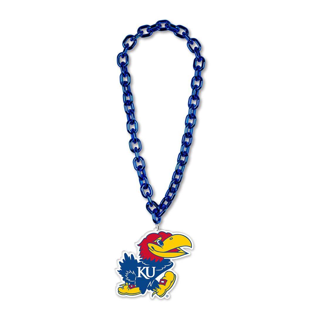 Kansas Jayhawks Necklace Big Fan Chain For Game Day - ToylandEU