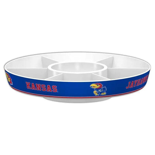  Kansas Jayhawks Party Platter With Dip Bowl And Dividers -  ToylandEU™