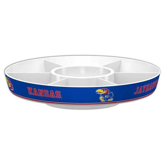  Kansas Jayhawks Party Platter With Dip Bowl And Dividers -  ToylandEU™