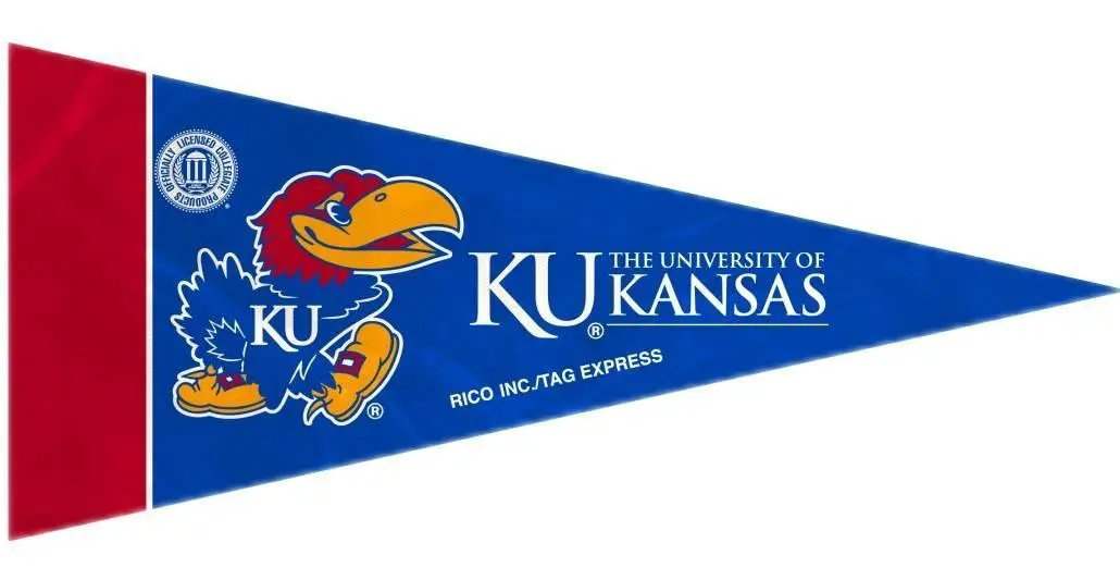 Kansas Jayhawks Pennant Set Mini 8 Piece - ToylandEU
