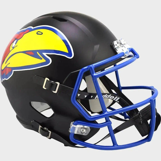  Kansas Jayhawks Riddell Authentic Speed Style Helmet Black -  ToylandEU™