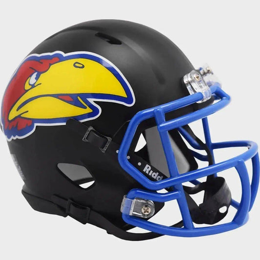  Kansas Jayhawks Riddell Replica Mini Speed Helmet Black -  ToylandEU™