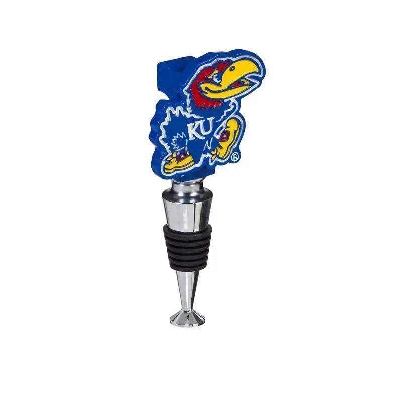  Kansas Jayhawks Wine Bottle Stopper Logo Chrome Finish -  ToylandEU™