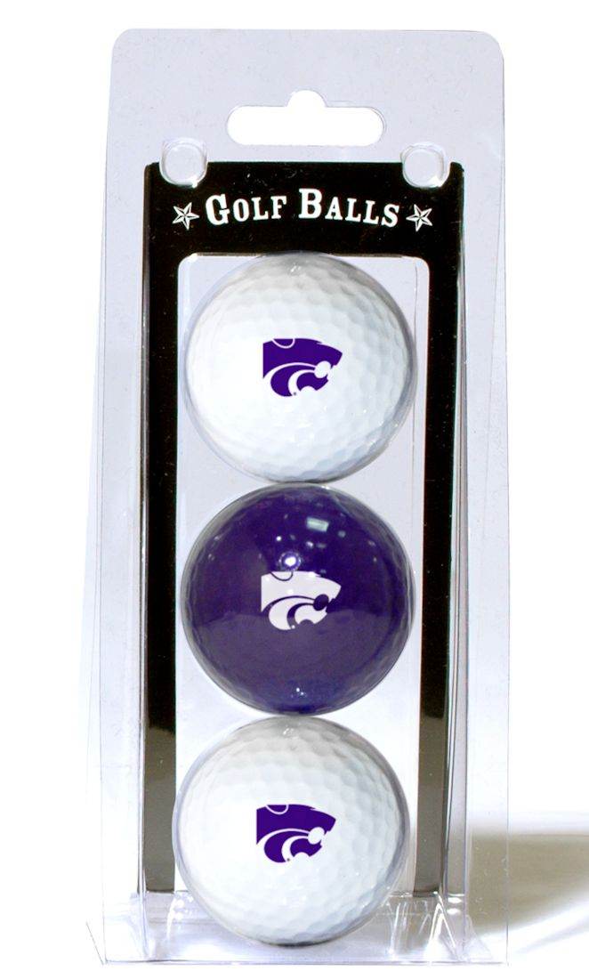 Kansas State Wildcats 3 Pack Golf Balls Special Order - ToylandEU