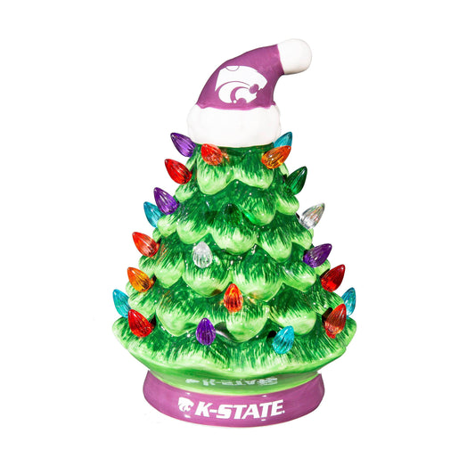 Kansas State Wildcats 4 Inch LED Christmas Tree Tabletop - ToylandEU