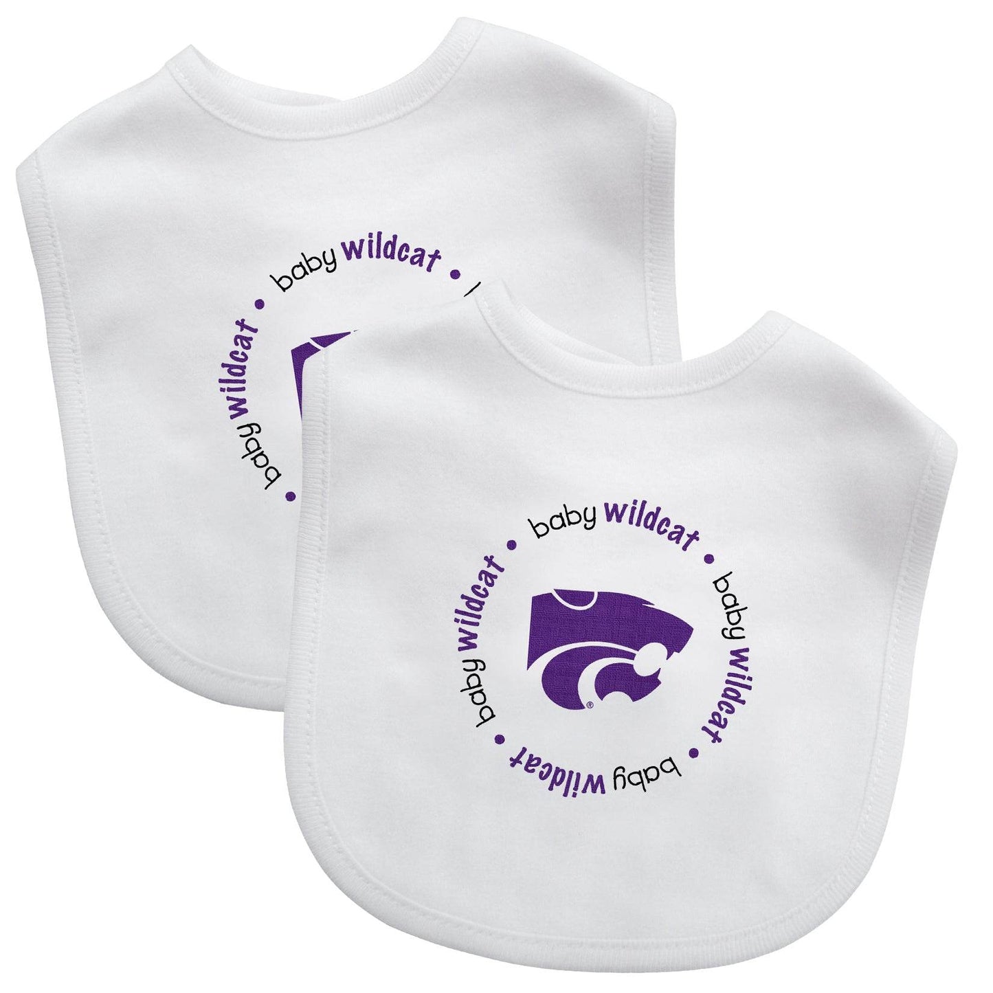 Kansas State Wildcats Baby Bibs 2 Pack Officially Licensed - ToylandEU