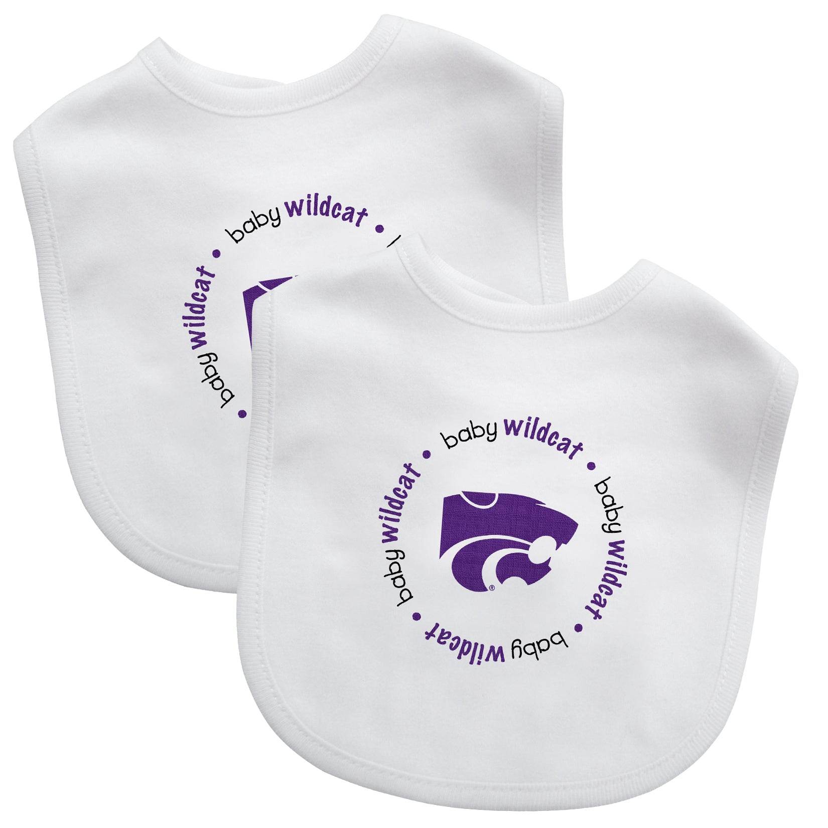 Kansas State Wildcats Baby Bibs 2 Pack Officially Licensed - ToylandEU