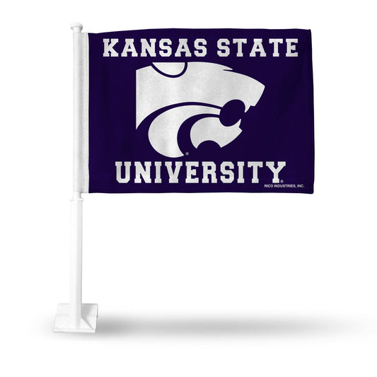 Kansas State Wildcats Car Flag Alternate Rico Industries - ToylandEU