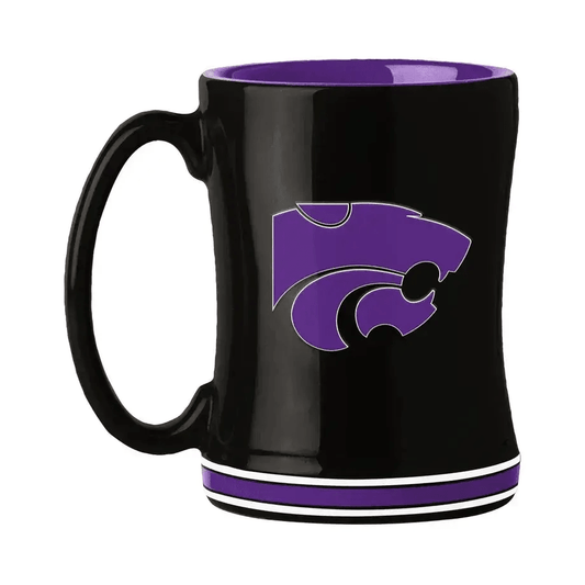  Kansas State Wildcats Coffee Mug 14oz Sculpted Relief -  ToylandEU™