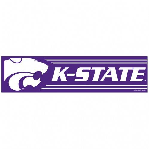 Kansas State Wildcats Decal 3x12 Bumper Strip Special Order - ToylandEU