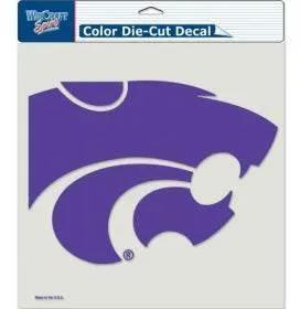  Kansas State Wildcats Decal 8x8 Die Cut Color -  ToylandEU™