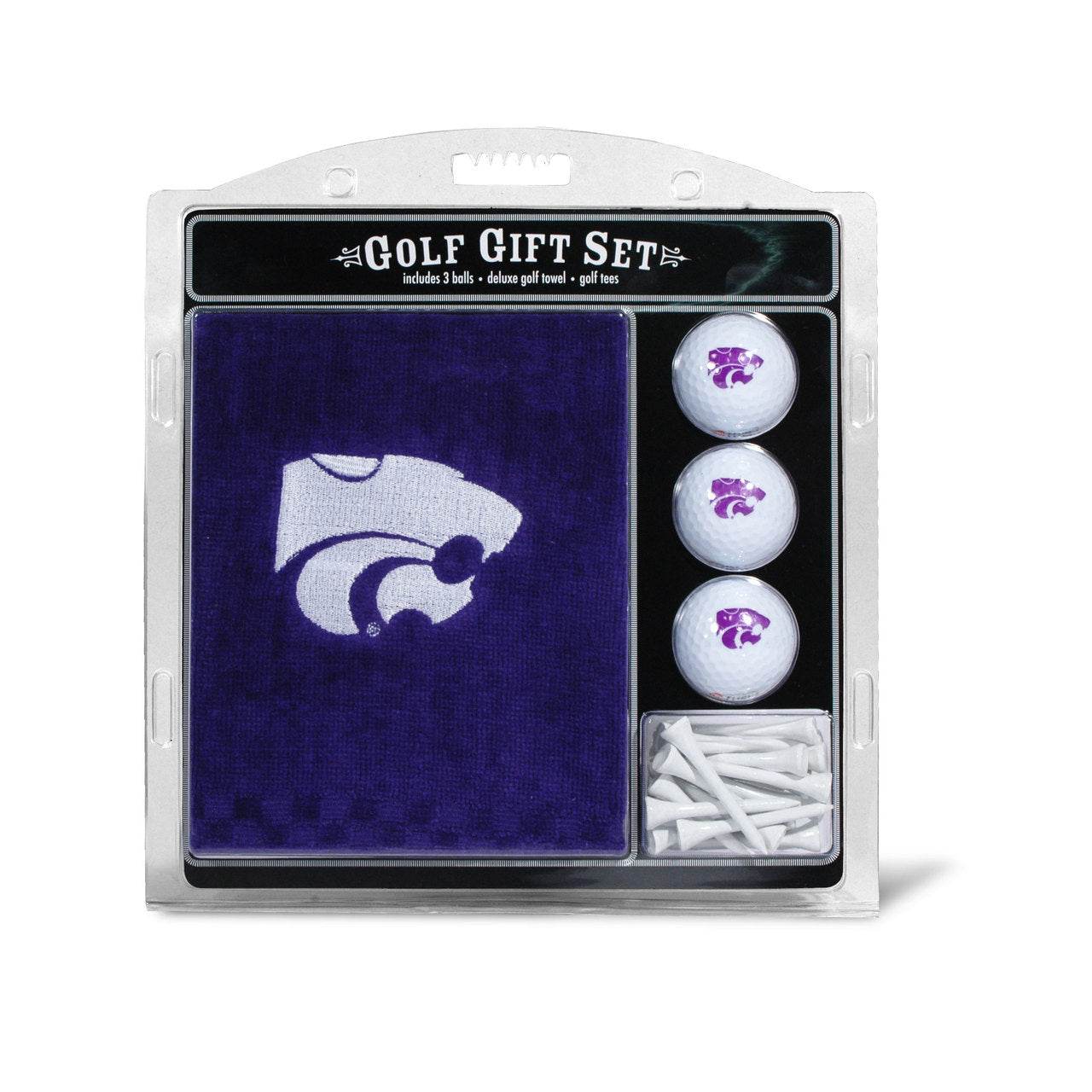 Kansas State Wildcats Golf Gift Set With Embroidered Towel - ToylandEU