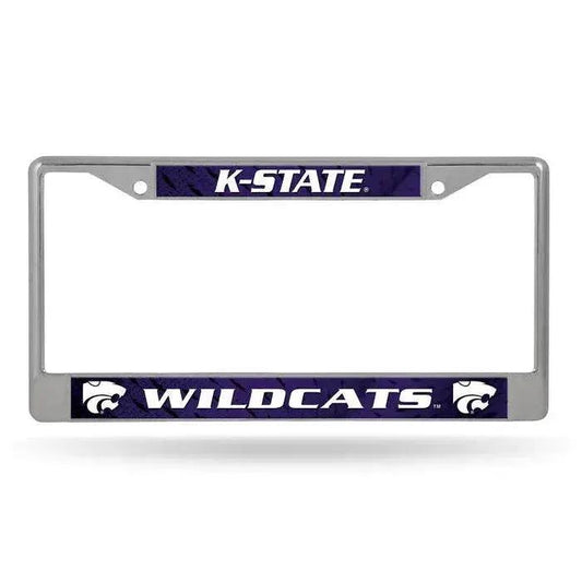 Kansas State Wildcats License Plate Frame Chrome Insert -  ToylandEU™