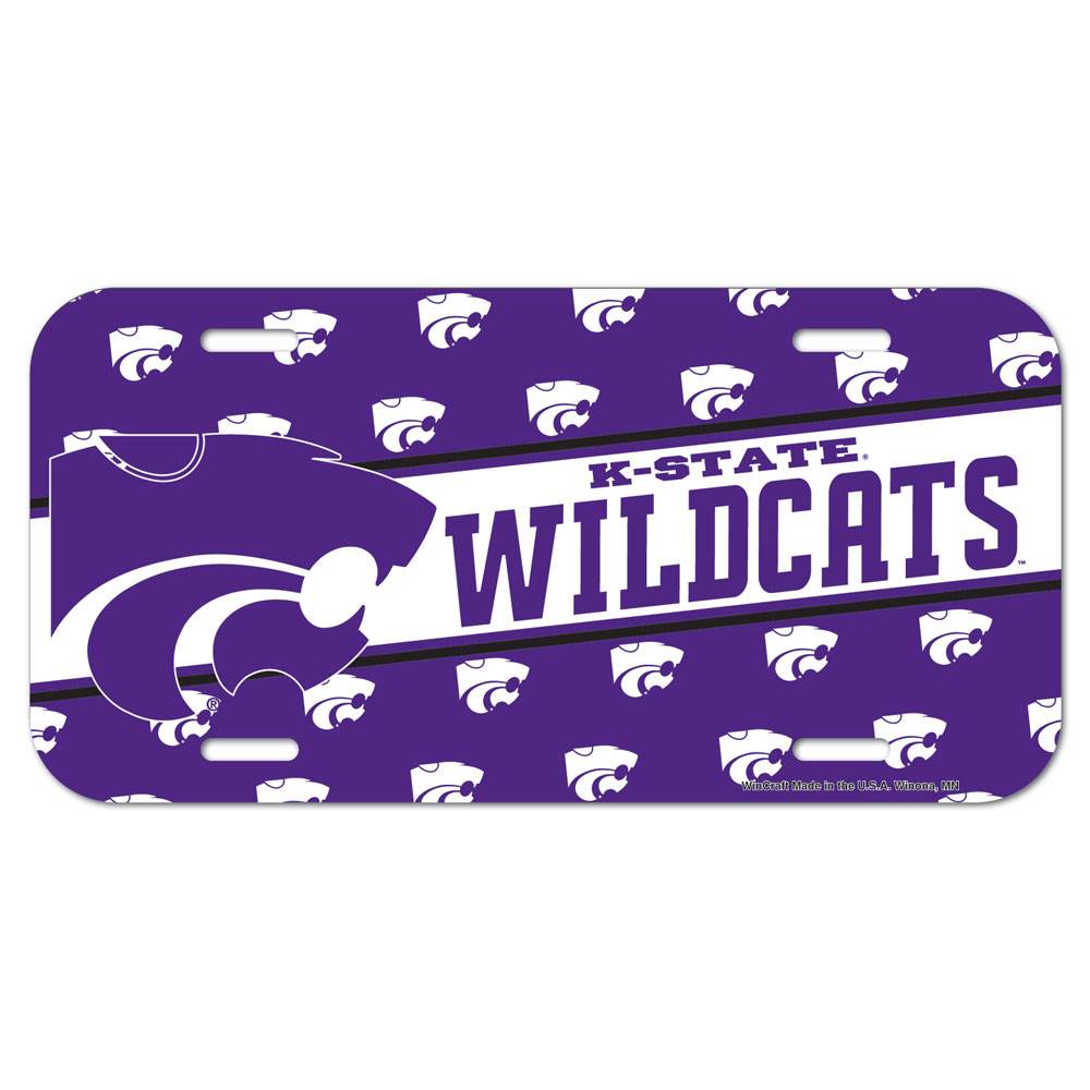 Kansas State Wildcats License Plate Officially Licensed - ToylandEU