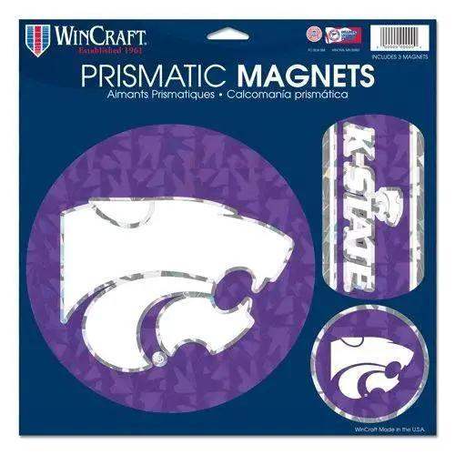  Kansas State Wildcats Magnets 11x11 Prismatic Sheet -  ToylandEU™