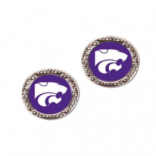 Kansas State Wildcats Post Style Earrings Licensed Official - ToylandEU