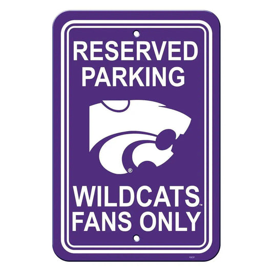  Kansas State Wildcats Reserved Parking Sign 12x18 Plastic -  ToylandEU™