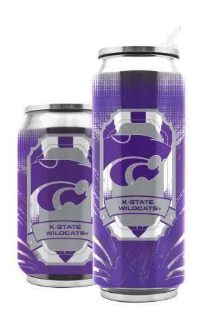  Kansas State Wildcats Stainless Steel Thermo Can 16.9 Oz -  ToylandEU™