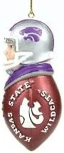  Kansas State Wildcats Tackler Ornament Resin 3 Inch -  ToylandEU™