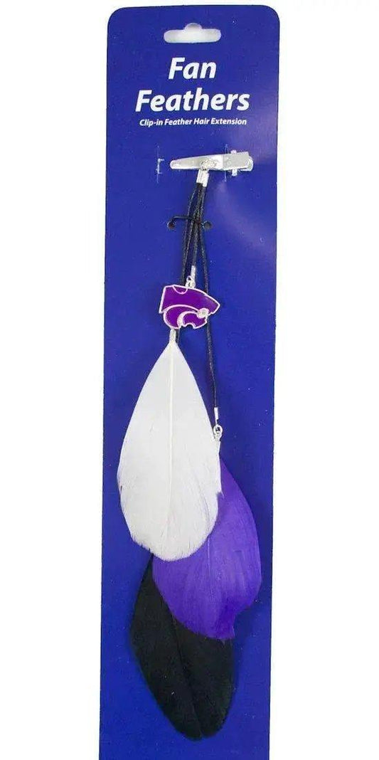  Kansas State Wildcats Team Color Feather Hair Clip Style -  ToylandEU™
