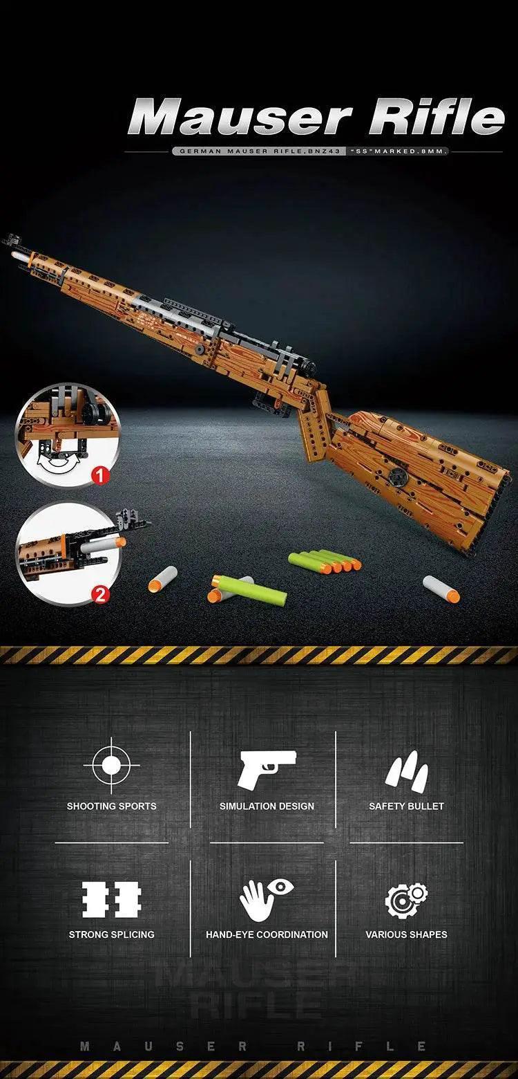  Kar98K Building Block Model Can Shoot Sniper Rifle Toys -  ToylandEU™